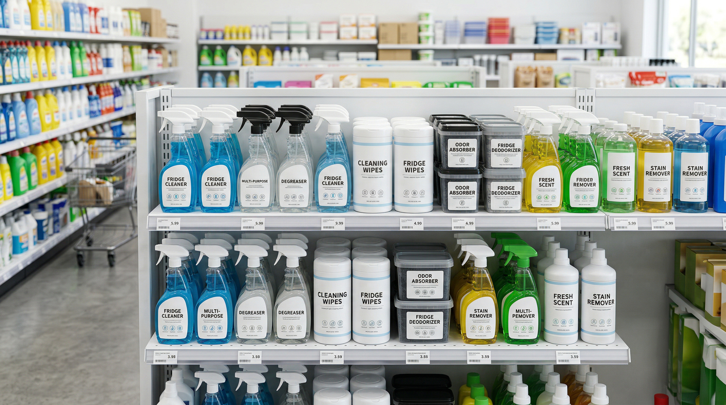 Химия и поглотители запаха для холодильника